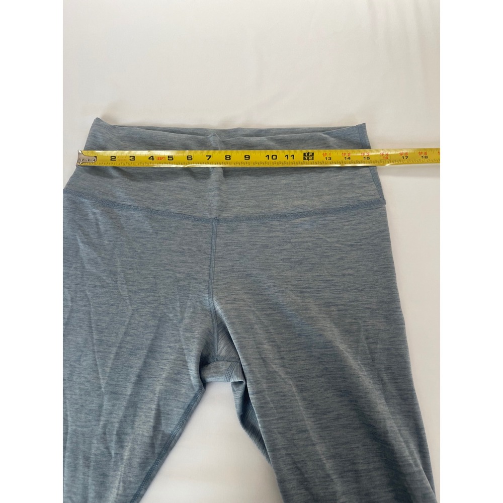 Nike Dri-FIT Womens XL Blue Heathered Ruched Ankle‎ High Rise Training Leggings - Picture 4 of 5